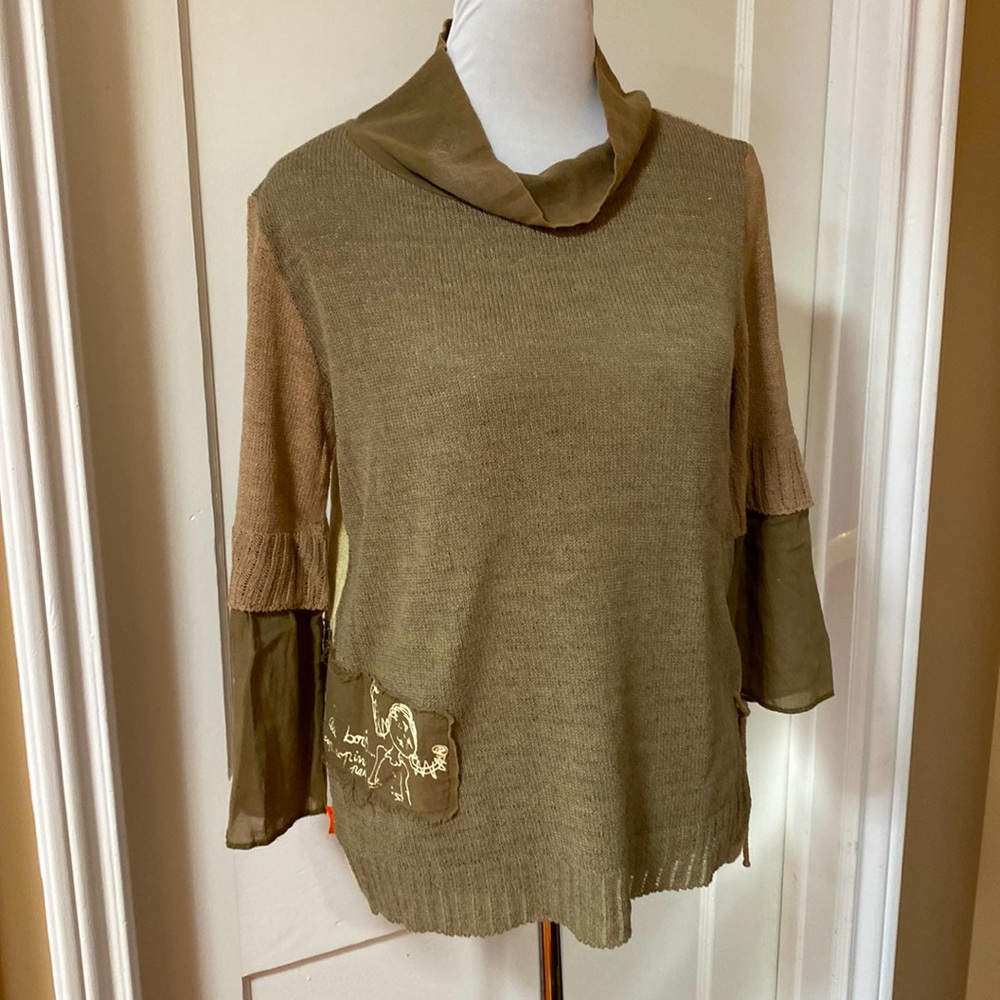 sweater. 100% cotton  Cop Copine Paris.